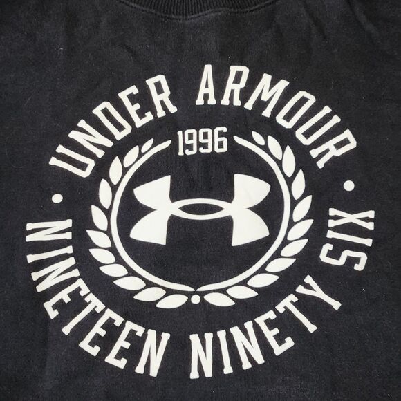 Under Armour Women Sweatshirt Size Medium  Black Loose - Picture 11 of 13